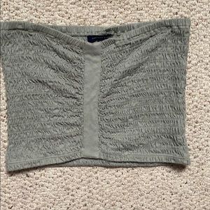 american eagle green tube top
